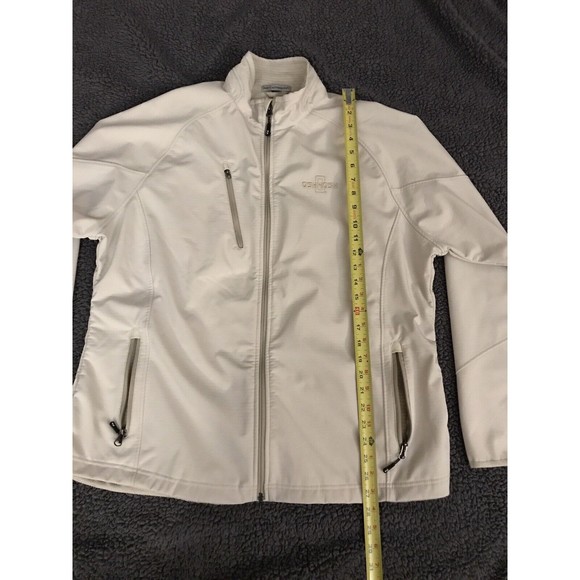 Port Authority Oshkosh Embroidered Fall Jacket Ladies Core Soft Shell 2XL Cream - Picture 6 of 8